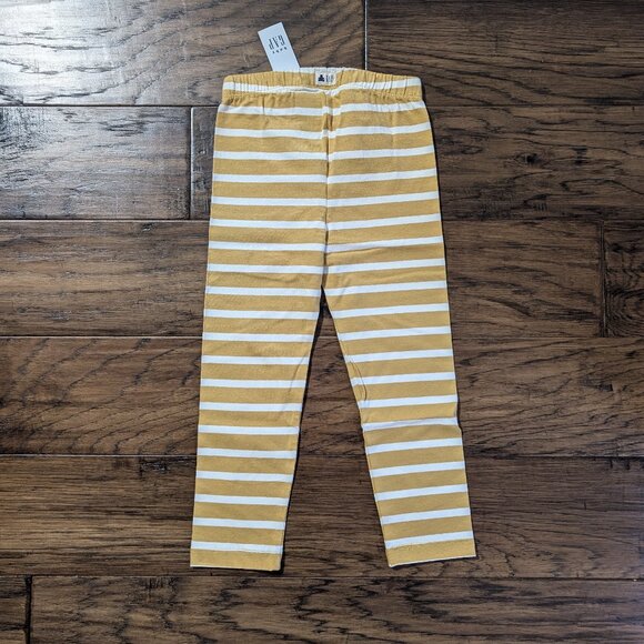 New Gap toddler organic cotton striped leggings size 3 years - Picture 6 of 10
